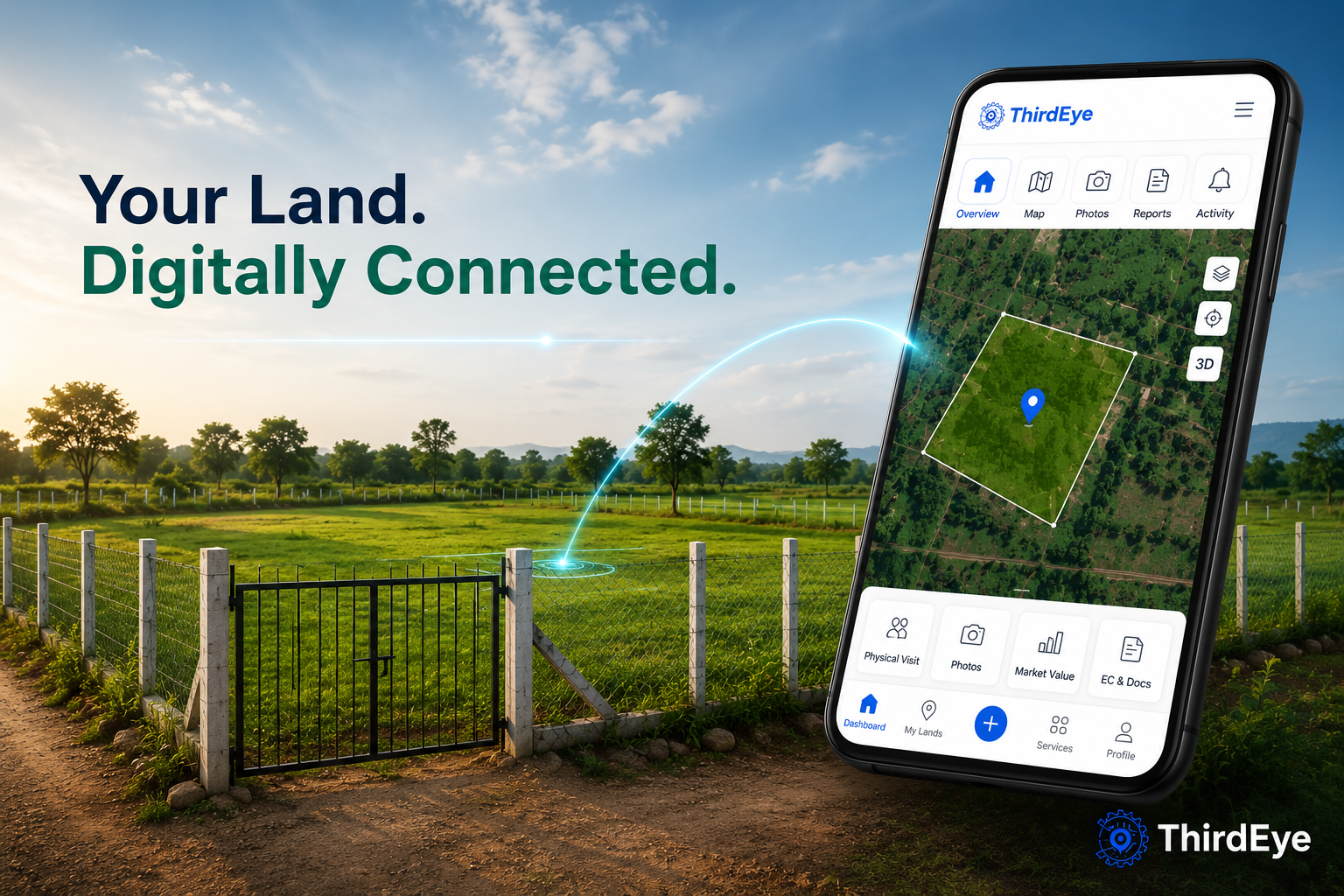 Monitor and manage your open plot online